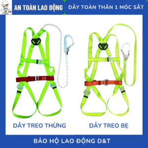 DÂY AN TOÀN TOÀN THÂN 1 MÓC SẮT